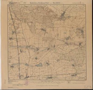 Section Skässchen - Hirschfeld aus: Topographische Karte (Meßtischblätter) Sachsen