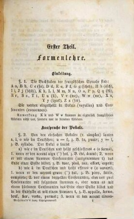 Französische Schul-Grammatik