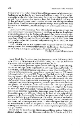 Lippik, Marlis :: Die Entstehung des Sparkassenwesens in Schleswig-Holstein 1790 - 1864, (Studien zur Wirtschafts- und Sozialgeschichte Schleswig-Holsteins, 10) : Neumünster, Wachholtz, 1987