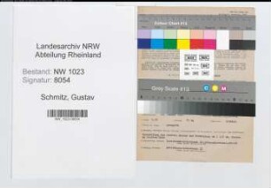 Entnazifizierung Gustav Schmitz , geb. 12.01.1911 (Kaufm.Angest.)