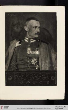 [Frank Eugene, I. His Royal Highness Rupprecht, Prince of Bavaria, photogravure from the enlarged original negative]