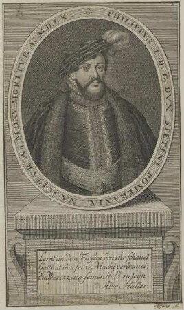 Bildnis von Philippus, Herzog von Pommern