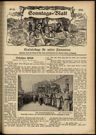 Ausgabe vom Sonntag, den 07. November 1915.