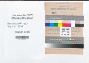 Entnazifizierung Erich Wernitz , geb. 17.07.1902 (Polizeibeamter)