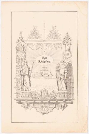 Dom, Königsberg: Titelblatt, Ansicht Schnitzwerk