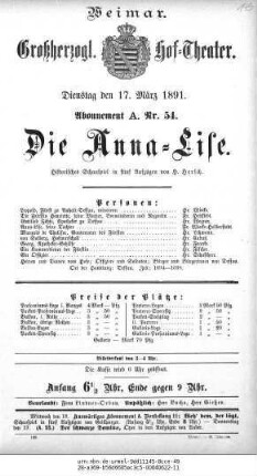 Die Anna=Lise