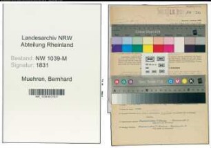 Entnazifizierung Bernhard Muehren , geb. 18.04.1897 (Buchhalter)