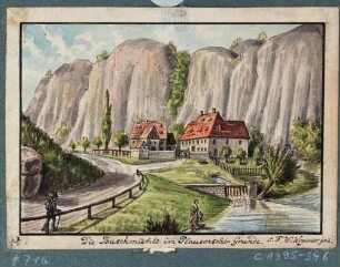 Die Buschmühle im Plauenschen Grund