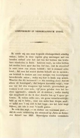 Steenkolen in Nederlandsch Indie