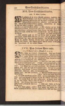 XVII. Vom heiligen Vater unser.