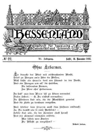 No. 22, 16. November 1897