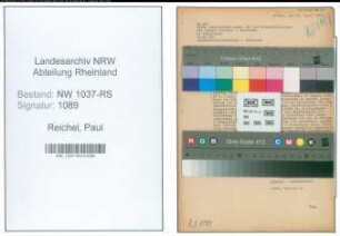 Entnazifizierung Paul Reichel , geb. 08.04.1899 (Polizeibeamter)