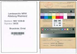 Entnazifizierung Ernst Brueckner , geb. 14.07.1922 (Kraftfahrer)