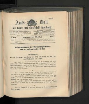 No. 131, 30. Mai 1917