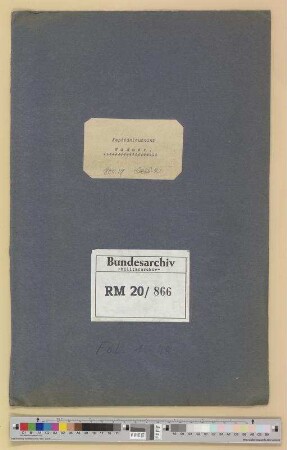 Fall Kapitänleutnant Erwin Waßner: Bd. 2