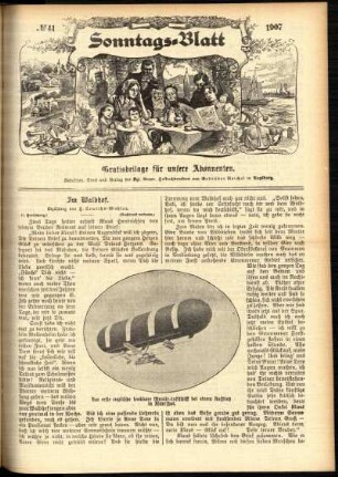 Ausgabe vom Sonntag, den 13. Oktober 1907.