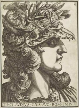 Claudius (Blatt 5, aus der Serie der Portraits der ersten zwölf römischen Kaiser)