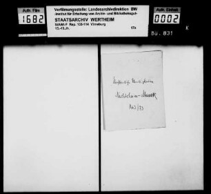 Streitigkeiten zwischen den Gemeinden Münk und Nachtsheim wegen des Weidgangs u.a. Punkte.