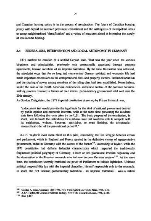 3.4 Federalism, intervention and local autonomy in Germany