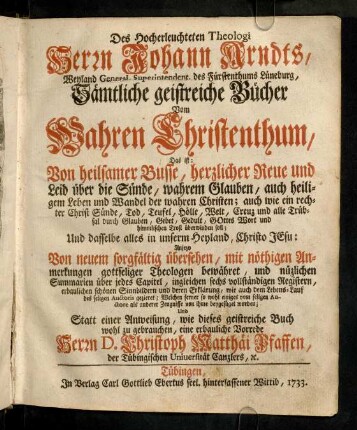 a1r-40, Vom Wahren Christenthum
