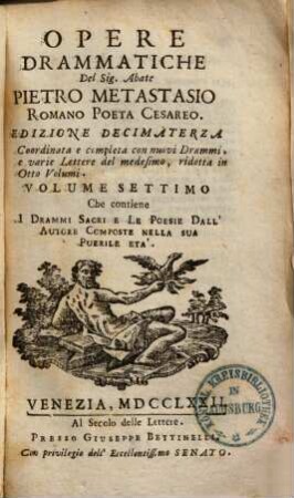 Opere drammatiche, 7