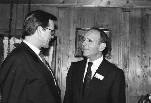 Freiburg im Breisgau: Prinz Aga Khan im Colombi-Hotel während der Ökomedia