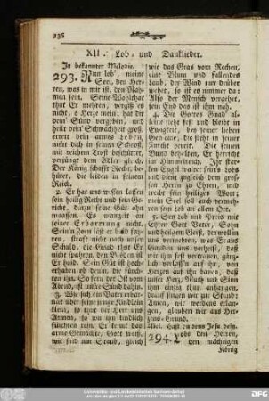 XII. Lob- und Danklieder.