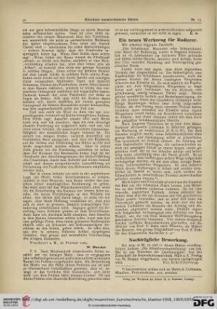 Nachträgliche Bemerkung
