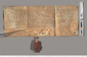 A1: Abt Heinrich des Klosters Weißenohe. A2: Konvent des Klosters Weißenohe. S1: A1. S2: A2. E: Abt Friedrich und Konvent des Klosters Michelfeld. Betreff: Erneuerung der zwischen Abt Marquard und Konvent des Klosters Michelfeld einerseits und Abt Friedrich und Konvent des Klosters Weißenohe andererseits 1348 geschlossenen Gebetsverbrüderung.