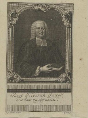 Bildnis des Jacob Friderich Georgius
