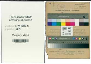 Entnazifizierung Maria Mooyen , geb. 28.02.1922 ()