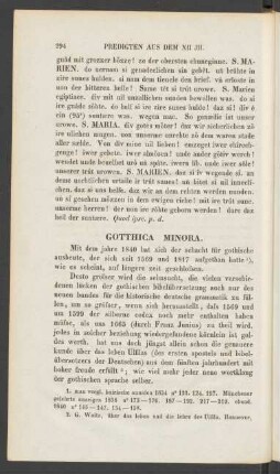 Gotthica Minora.