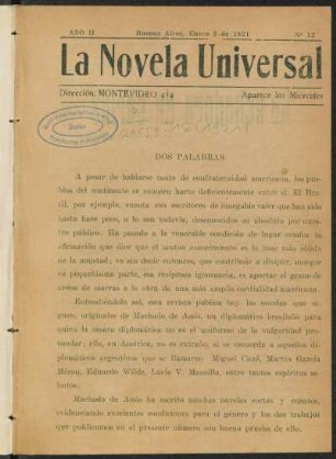 Dos palabras