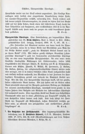 629-631 [Rezension] Schmoll, Polykarp, Die Bußlehre der Frühscholastik
