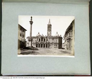 I Rome architectureSanta Maria Maggiore, Hauptfassade - Rotes Album I (Architektur antik und modern)