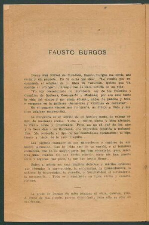 Fausto Burgos - [Sobre el autor]
