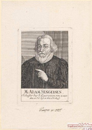 Adam Sengeisen, Schaffer bei St. Lorenz