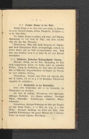 § 5. Geschwülste in der Nasenhöhle.