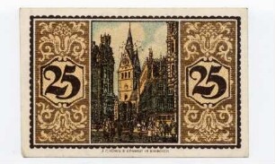 Notgeldschein: Handelskammer Hannover, 25 Pfennig