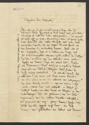 Brief an Unbekannt : 07.03.1861