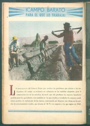 ¡Campo barato para el que lo trabaja!