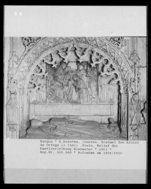 Grabmal des Alonso de Ortega, gestorben 1501
