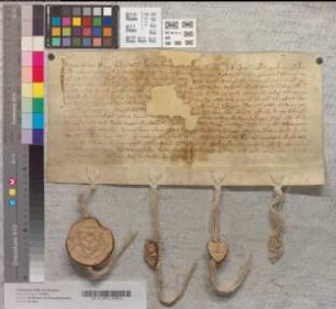 Symon, Edelherr zur Lippe schenkt dem Kloster Lockum (Loccum, Fstm. Calenberg) das Patronat über die Kirche zu Lodhe (Lahde, Amt Petershagen).