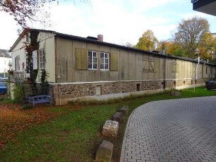 Holzbaracke; Wetzlar, Franziskanerstraße 4, Franziskanerstraße 6