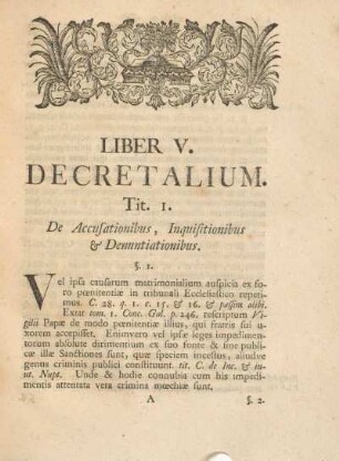 Liber V. Decretalium.