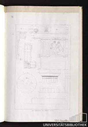 Liefg. V. PL. XII. Das Parthenon zu Athen. Pl. VI. [Capitäl und Gebälk.]