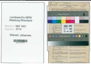 Entnazifizierung Johannes Wienert, geb. 03.07.1889 (Arzt)