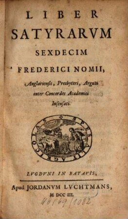 Liber Satyrarum sexdecim