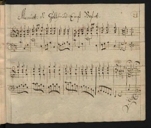 Menuette; Tasteninstrument; C-Dur