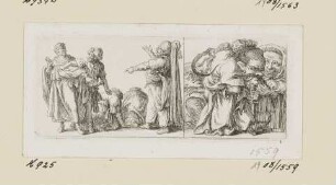 Titelkupfer (Nebenfiguren einzeln); Orientalen und Gnome